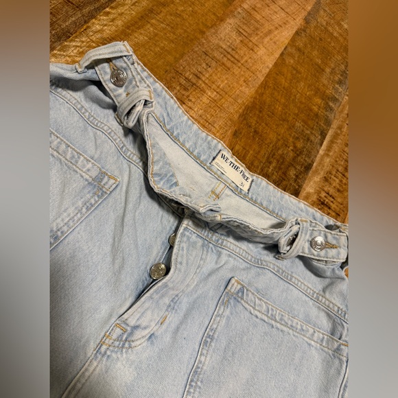 We the Free Palmer Cuffed Jeans in Daydream Blue - Picture 5 of 8